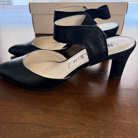 Anne Klein flex Akkatia black scrappy closed toe shoes size 9.5 M - Picture 4 of 15